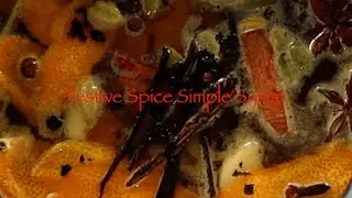 Festive Spice Simple Syrup