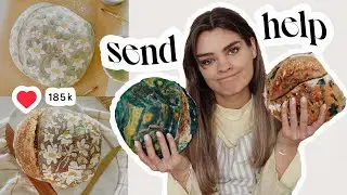 I tried THAT viral Sourdough Painting Trend!