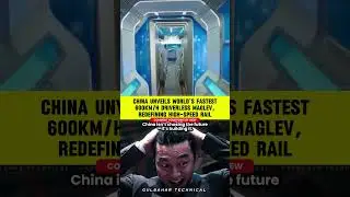 China Unveils Driverless 600 km/h Maglev | Fastest Train in World 🚄✨