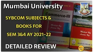 B.Com Second Year Subjects and Books / Mumbai University / SYBcom Sem 3&4 Subjects & Books 2022-23