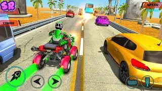 ATV Quad bike Racing Simulator - Bike Stunts 2020- Bike Shooting Game - Android Gameplay