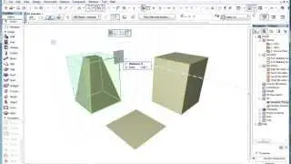 The ARCHICAD MORPH Tool - Box Stretching a MORPH: Editing Planes