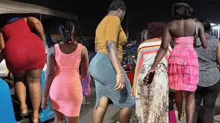 Africa Single Ladd!es Take Over Kumasi Ghana At Night: Africa Nightlife 