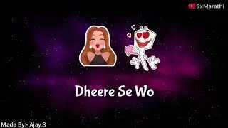 WHATSAPP STATUS VIDEO [30sec] Bollywood song animated💋Must WATCH AND FREE DOWNLOAD