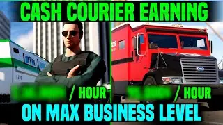 Onestate RP Cash Courier earning on Max Business Level | Onestate RP guide