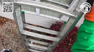 Blowing Off Leaves - ClearFlow Gutter Cleaning