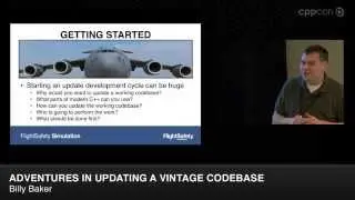 Adventures In Updating A Legacy Codebase - Billy Baker [ CppCon 2014 ]