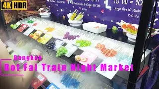 🇹🇭 Rot Fai Train Night Market | Bangkok 🇹🇭 || 4K HDR ||