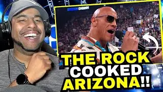 The ROCK COOKED Arizona!!!- WWE SMACKDOWN REACTION!!!