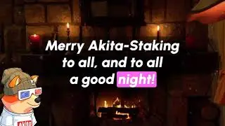 Cheerful Message from Akita!  Akita staking signups are now open!