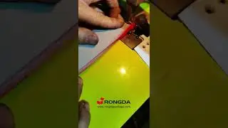 RONGDA Semi-automatic Leather Hardcover Notebook Edge Folding Machine