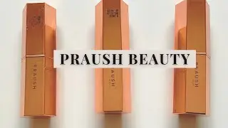 Praush Plush Matte Lipsticks | High Tea, Soir&eacute;e, and More | Swatches x 3