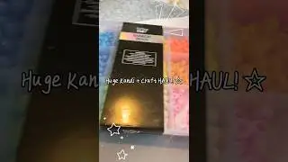 HUGE HAUL!! ☆ #kandi #beads #catmask #viral #fyp #shorts #kandikid #shorts #bracelet  #ponybeads