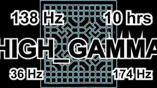 138 Hz HIGH_GAMMA 10 hours for Boost creative problem-solving. RIGHT ear 174 Hz