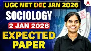UGC NET Sociology | UGC NET Sociology Expected Paper By Ritu Mam