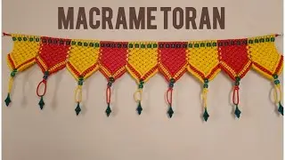 Macrame Toran | Macrame Toran new design | #Macrame door hanger new design#diy# Macrame #home decor