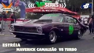 Estréia do Ford Maverick V8 Turbo Camaleão do Marcos Mel no Velopark-RS | Categoria Pro Mod Light!