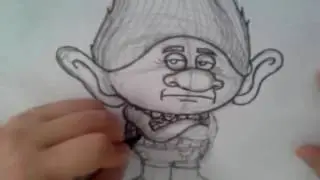 Drawing Branch from the film Trolls (SPEED DRAWING)