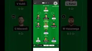 Rcb vs lsg dream11 team