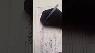 🔴LIVE - Day : 10 - Cursive Handwriting Practice | Red & Blue Lines Style #cursivehandwriting #day10