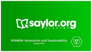 Innovation and Sustainability: Study Session #1