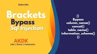 Brackets Bypass Sql Injection