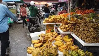 Market Scene: Tour for food at Cambodian Chinese market