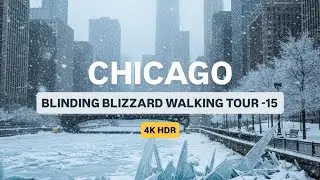 CHICAGO PROTEST in -15&deg;F! ❄️ Walking Tour 4K Ice Apocalypse & City kindly subscribe please #chicago 