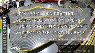 Weekly Stock Car Race (1:24 Slot Car) November 19th 2021