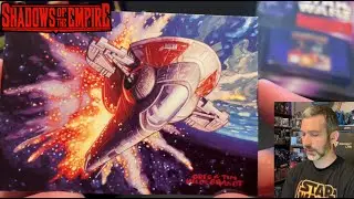 Opening 1996 Topps Shadows of the Empire, a Star Wars set with painted original artwork