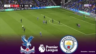 CRYSTAL PALACE vs MANCHESTER CITY Live | Premier League 2025 | Simulation PES 2021 Gameplay