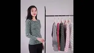 Basic Striped T shirt Women Plus Size S 5xl Multi Colors Casual Cotton Stretchy Long Sleeve Tops Tee