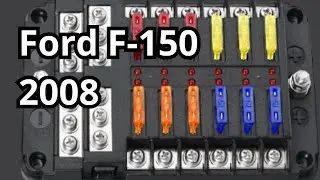 Fuses and Relays: Ford F-150 2008. Location, Amp Rating, Description, Diagram. @FuseFans.