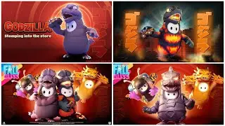 Evolution of Fall Guys X Godzilla (2020-2022)
