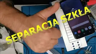 Regeneracja LCD Samsung Galaxy S8. Etap 1 Separacja ekranu. Glass replacement only.