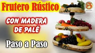 🌟​​​Frutero 3 Pisos en MADERA 👉🏼C&oacute;mo hacer Paso a Paso👌🏼