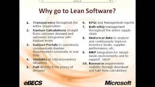 eBECS Lean Webinar, part 1