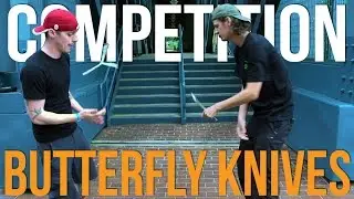 Competition Butterfly Knives | Basilisk-R Flipping Battle Blade Show 2016