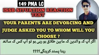 Situational question and answer in ISSB interview| how to answer positively to psychologist/Deputy