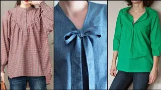 Most Beautiful And Outstanding Unique Style Superb Tunic Top /Shirts Detailing Idea's