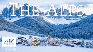 The Alps in Winter 4K &ndash; Breathtaking Snow Landscapes with Meditation Music