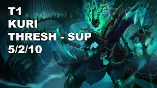 T1 Kuri Sup Thresh vs Sett - KR Grandmaster Patch 10.8