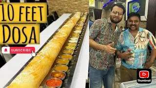 Giant Food Challenge | 10 Feet Long Dosa Challenge