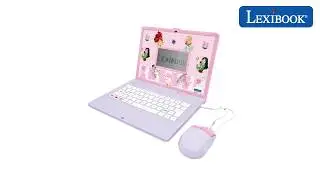 JC601DP &ndash; Disney Princess Bilingual Educational Laptop with 164 activities - Lexibook