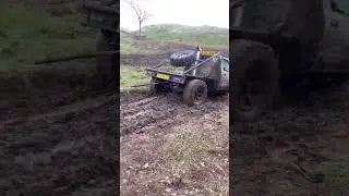 nissan navara using its winch for the first time #nissan #offroad #4x4 #truck