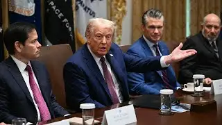 Трамп прекращает встречу, не дождавшись её окончания, и уходит, ошеломляя всех