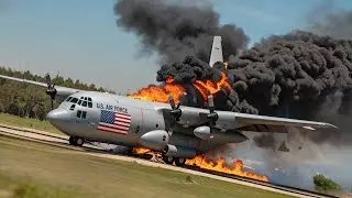 15 Minutes Ago: US Cargo Plane Carrying 7,000 Tons of Bombs Shot Down by Su-57