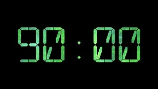 Electric LCD Countdown Timer | Green | 90:00