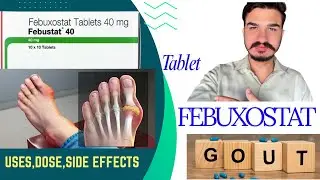 Uric acid Ke liye tablet | Tab.Febuxostat uses,side effects,Dose,contraindications #uricacid #viral