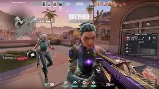 Valorant game play got tha skin baby